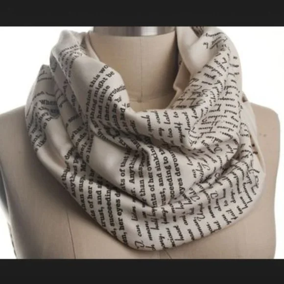 Captain Wentworth's Letter Infinity Scarf - Picture 2 of 3